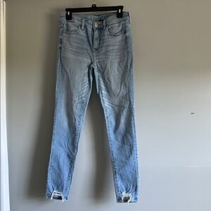 American Eagle Outfitters Light Blue Soft Knit Jeggings